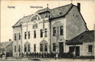 1924 Enying, Községháza, Szabó Gyula temetkezési vállalata. Kiadja a Fogyasztási Szövetkezet