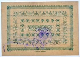 Kaposvár 1945. 10P "Pénztári utalvány" tinta aláírással T:I,I- / Hungary / Kaposvár 1945. ...