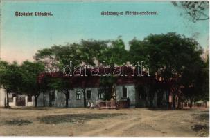 1914 Diósd, Andrássy út, Flórián szobor