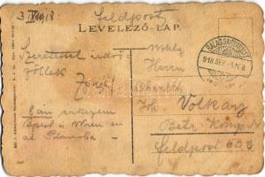 1918 Balassagyarmat, sporttelep, labdarúgó mérkőzés, foci meccs. Réti J. kiadása (EK)