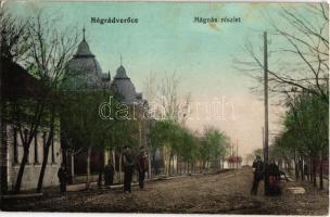 1915 Verőce, Nógrádverőce; Mágnás részlet és utca