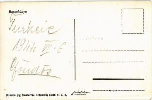 Borsabánya, Baile Borsa; utcakép, Szabó Péter üzlete és korlátlan italmérése / street view with shop