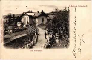 1899 Előpatak, Valcele; Gróf Nemes Villa. Nekő M. kiadása / villa (EB)