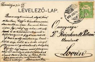 1910 Zsombolya, Jimbolia; Gróf Csekonics Csitó kastélya / castle