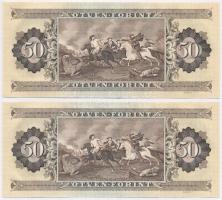 1989. 50Ft (4x) sorszámkövetők T:II
Adamo F25