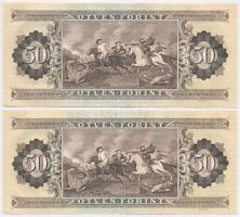 1989. 50Ft (4x) sorszámkövetők T:II
Adamo F25