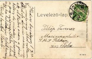 1908 Resica, Resita; Vasöntöde. Weisz Adolf kiadása / Schmelzhütte / iron works, foundry