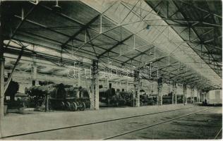 Resica, Resita; gőzmozdonygyár belső / Fabrica de locomotive / Lokomotivfabrik / locomotive factory interior