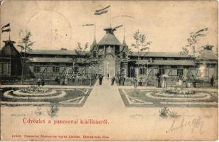 1905 Pancsova, Pancevo; Kiállítás Iparcsarnoka. Pancsovai Népkonyha egylet kiadása / Exhibitions industrial hall