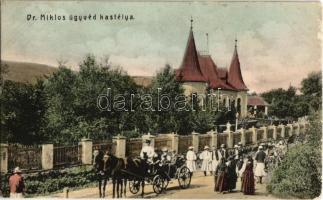 1909 Magyarderzse, Darja; Dr. Miklóssy ügyvéd kastélya. Dorogán testvérek kiadása / castle