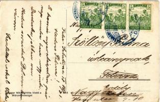 1918 Kőrösmező, Jaszinya, Jasina, Yasinia (Máramaros); vasútállomás a magyar-orosz határon. Berger M...