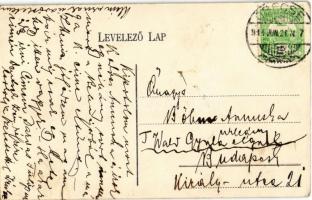 1914 Óbecse, Stari Becej; Szerb iskola, Vadászkürt szálloda / Serbian school, Hotel Jager Horn