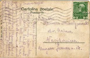 1913 SMS Erzherzog Franz Ferdinand Osztrák-Magyar Haditengerészet Radetzky-osztályú csatahajója este...