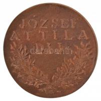 Borsos Miklós (1906-1990) 1950-1992. "József Attila-Díj" öntött Br díjérem. "JÓZSEF A...