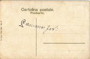 SMS Zenta osztrák-magyar Zenta-osztályú védett cirkáló este / K.u.K. Kriegsmarine / Austro-Hungarian...