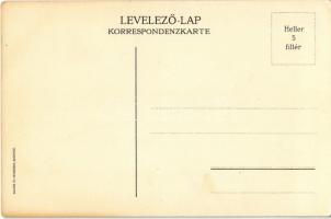 Törley pezsgő, étlap. Kellner és Mohrlüder / Hungarian champagne advertisement with menu, litho art ...