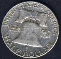 USA 1951. 1/2$ Ag "Franklin" T:3