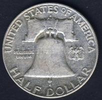 USA 1957D 1/2$ Ag "Franklin" T:3
