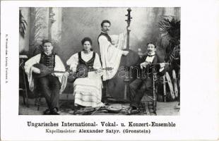 Ungarisches International Vokal und Konzert-Ensemble. Kapellmeister: Alexander Stayr. (Gronstein) / Hungarian International choir and music band