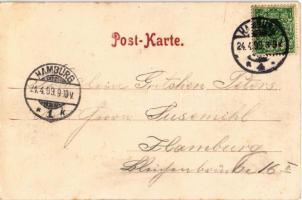 1899 Zigeuner-Capelle &quot;Balogh Czésár&quot;, Weinhütte in Hamburg-St. Pauli / Gypsy music band w...