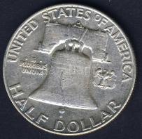 USA 1960D 1/2$ Ag "Franklin" T:3