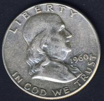 USA 1960. 1/2$ Ag "Franklin" T:3 kis ph.