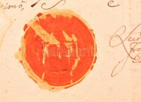 1776 galántai Fekete György országbíró, aradi főispán levele Nagy Mihály királyi ítélőtáblai esküdt ...