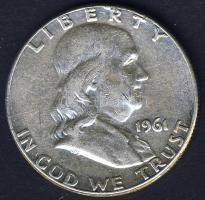 USA 1961. 1/2$ Ag "Franklin" T:3 kis ph.