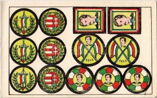 1848 Petőfi Sándor. Magyar hazafias propaganda művészlap. Nemesi Képkiadó / Hungarian patriotic propaganda art postcard (EK)