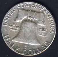 USA 1961. 1/2$ Ag "Franklin" T:3 kis ph