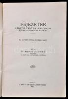 Dr. Munkácsi Ernő: Fejezetek a magyar zsidó vallásfelekezet újabb joggyakorlatából. Dr. Gábor Gyula ...