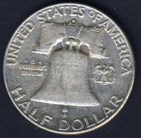 USA 1961D 1/2$ Ag "Franklin" T:3 kis ph