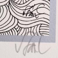 Szász Endre (1926-2003): Női arc. (Emese). Szitanyomat, sorszámozott, jelzett, 40×35 cm