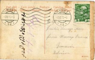 1910 Wien, Erste Internationale Jagdausstellung. Afrikanisches Jägerdorf (Aethiopien), Schule / The ...