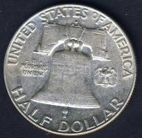 USA 1962D 1/2$ Ag "Franklin" T:3 ph