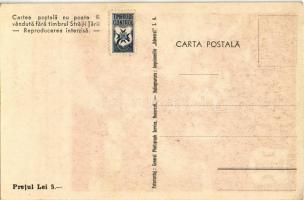 Romániai katonai propaganda lap a Straja Tarii paramilitáris ifjúsági szervezet kiadásában, gyári mu...