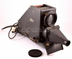 Ernst Leitz Wetzlar Epidiaskop Vp vetítőgép, Epis 325 mm f/3,6 vetítőlencsével, jó állapotban, nem kipróbált, h: 70 cm / Vintage Leitz projector, in good condition, not tested