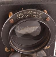 Ernst Leitz Wetzlar Epidiaskop Vp vetítőgép, Epis 325 mm f/3,6 vetítőlencsével, jó állapotban, nem k...