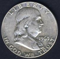 USA 1963D 1/2$ Ag "Franklin" T:3