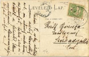 1906 Mindszent, Gyárfás család és kutyájuk. photo (EK)