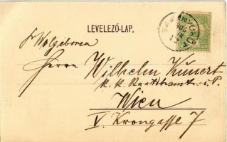 1905 Savanyúkút, Sauerbrunn; Fritz Hönigsberg üzlete és saját kiadása  / shop