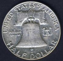 USA 1963D 1/2$ Ag "Franklin" T:3