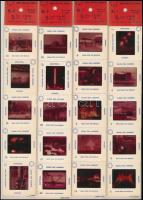 Az USA és Kanada látványosságai, 8×5 színes dia, 3,5×3,5 cm