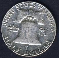 USA 1963D 1/2$ Ag "Franklin" T:3