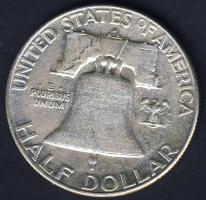 USA 1963D 1/2$ Ag "Franklin" T:3