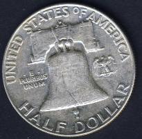 USA 1963D 1/2$ Ag "Franklin" T:3