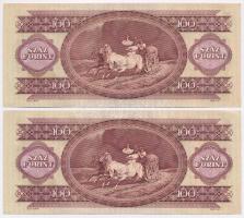 1980. 100Ft (2x) sorszámkövetők T:III szép papír
Adamo F34