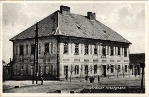 Pilisvörösvár, Községháza + 1933 Esztergom-Budapest 218. vasúti pecsét