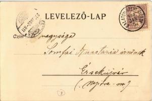 1900 Kéthely, Somogy-Kéthely; Római katolikus templom. Kiadja Mérei Ignác Keszthelyen. 415