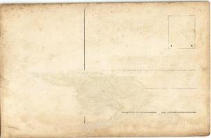 ~1905 Gödöllő, Királyi váró (?) korai épülete, HÉV villamos vasút állomás szerelvénnyel, vasutasok. ...